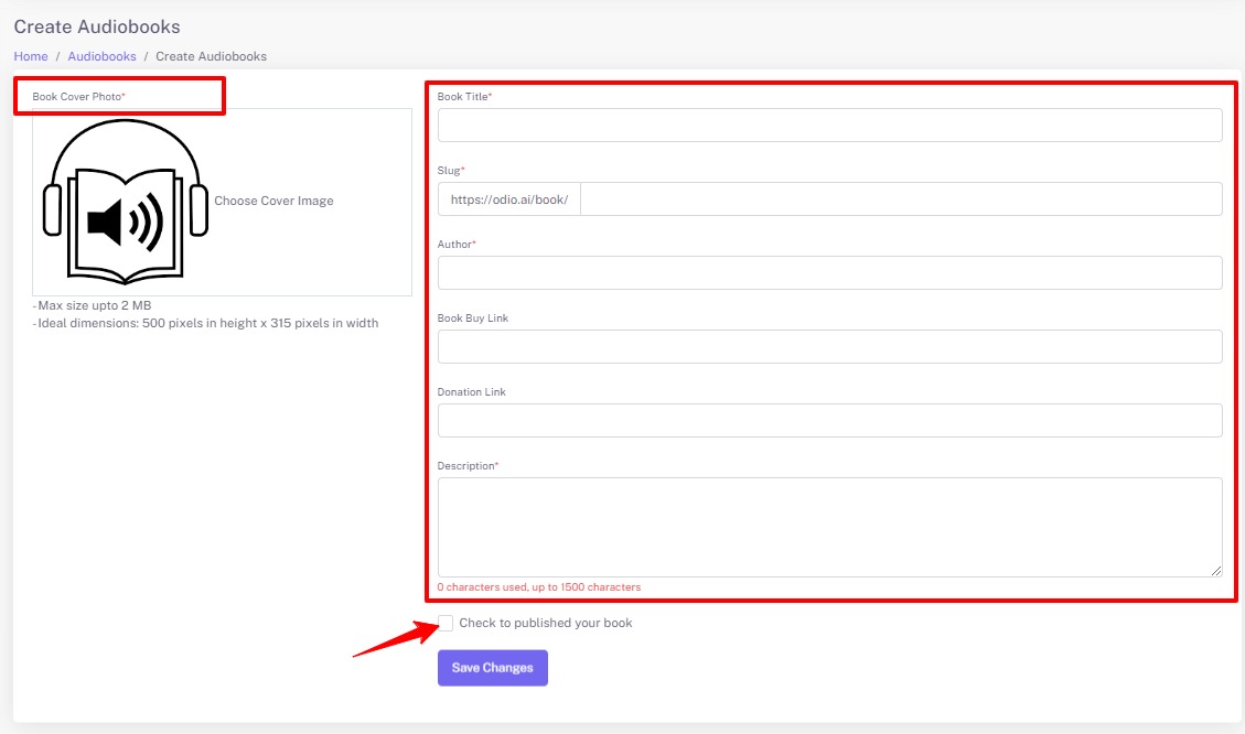 ODIO.AI - How to Create Audiobook