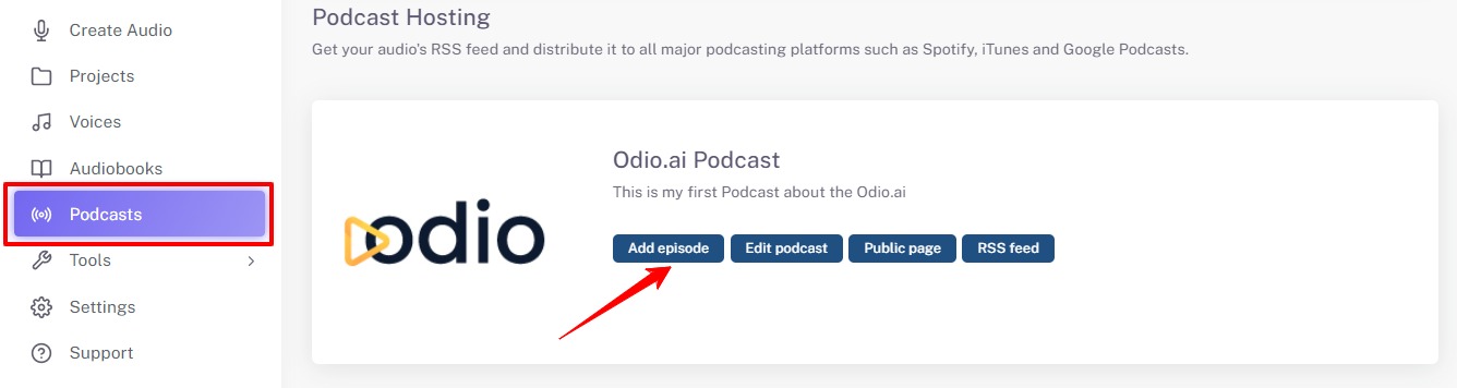 ODIO.AI - How to Create Audiobook